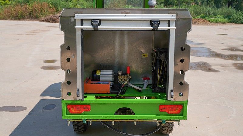 不銹鋼電動三輪高壓清洗車(600L)