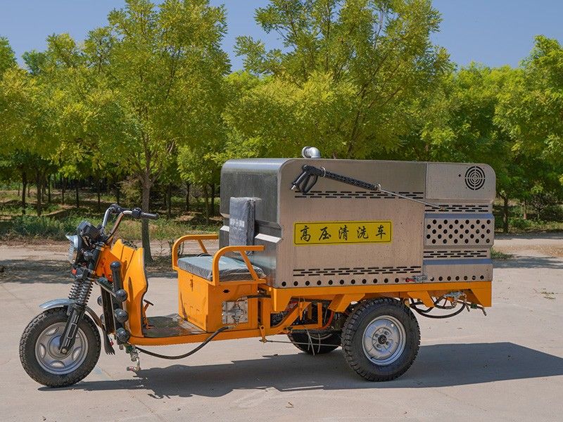 不銹鋼后掀背電動三輪高壓清洗車(800L)Q4